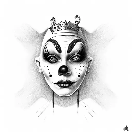 Miss the clowns, not the circus tattoo design idea