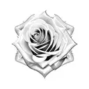 Rose tattoo design idea