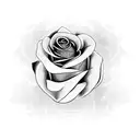 Rose tattoo design idea