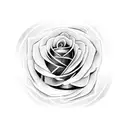 Rose tattoo design idea