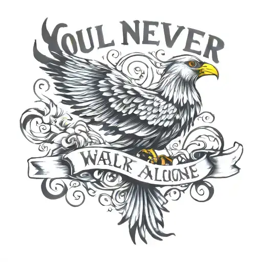 You'll Never Walk Alone tattoo design idea