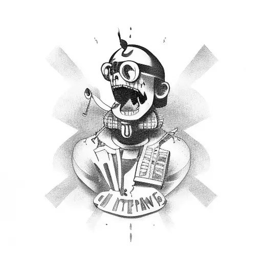 stand up comedy  tattoo design idea