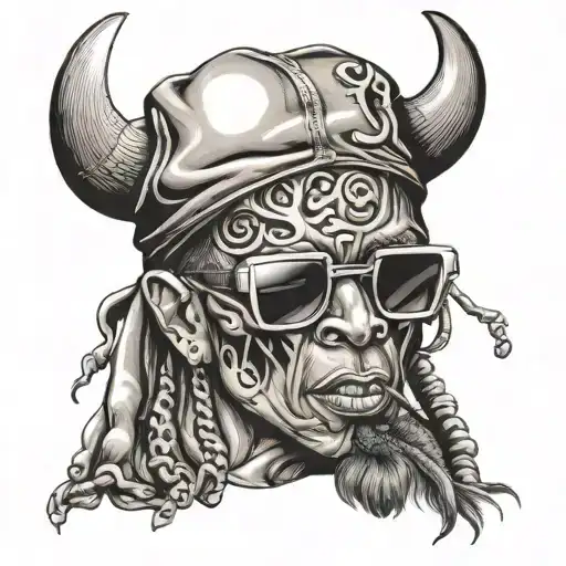 thug life  tattoo design idea