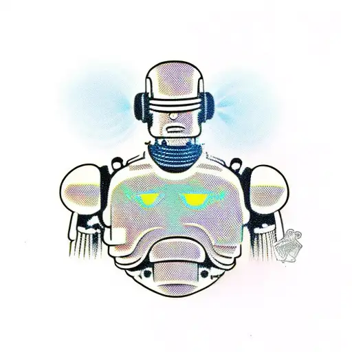 Robocop gay tattoo design idea