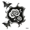 gothic tattoo for mother tattoo design idea
