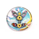 Coraline Button Key and Butterfly tattoo design idea