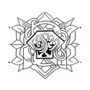 blessed tattoo design idea