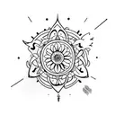 blessed tattoo design idea