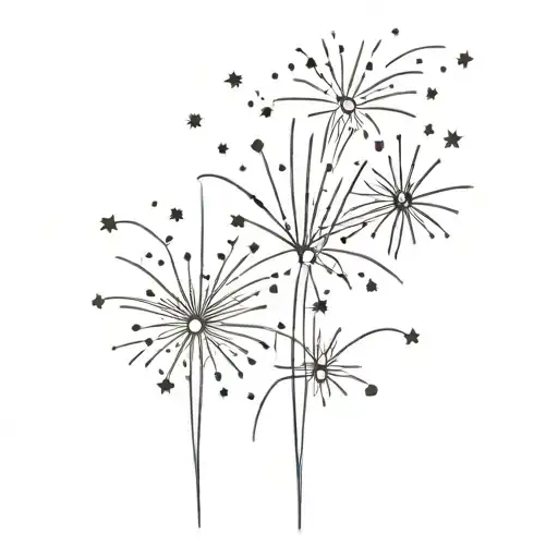 fireworks   tattoo design idea
