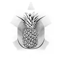pineapple tattoo design idea