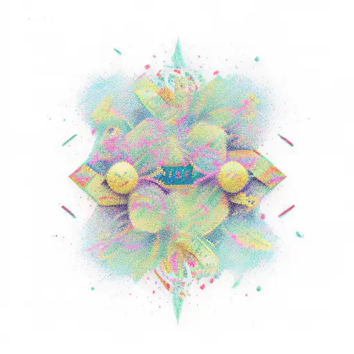 trebol cuatro hojas tattoo design idea