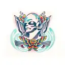 Buda tattoo design idea