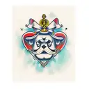 Buda tattoo design idea