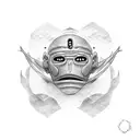 obito mask from naruto tattoo design idea