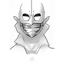 obito mask from naruto tattoo design idea