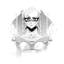 Create a captivating concept for an 'Edgerunners' anime series spin-off set within the Cyberpunk 2077 universe. Develop  tattoo design idea