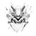 Create a captivating concept for an 'Edgerunners' anime series spin-off set within the Cyberpunk 2077 universe. Develop  tattoo design idea