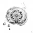 oyster tattoo design idea