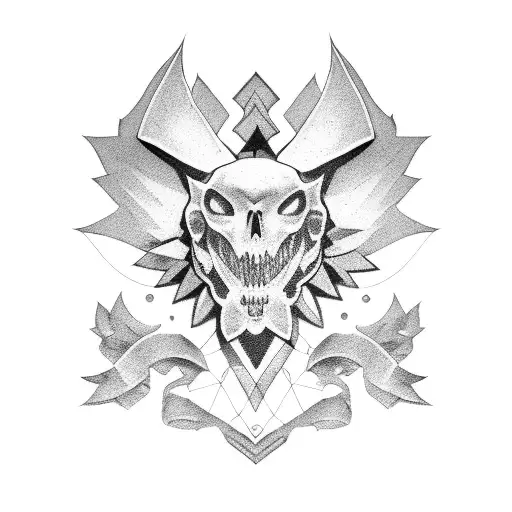 determined  tattoo design idea