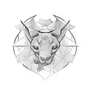 determined  tattoo design idea