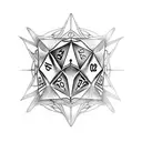 d&d dice tattoo design idea