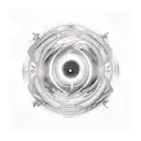 ying Yang portal universe connection tattoo design idea