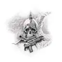 gunslinger dark tower tattoo design idea
