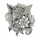 THE VILLA tattoo design idea