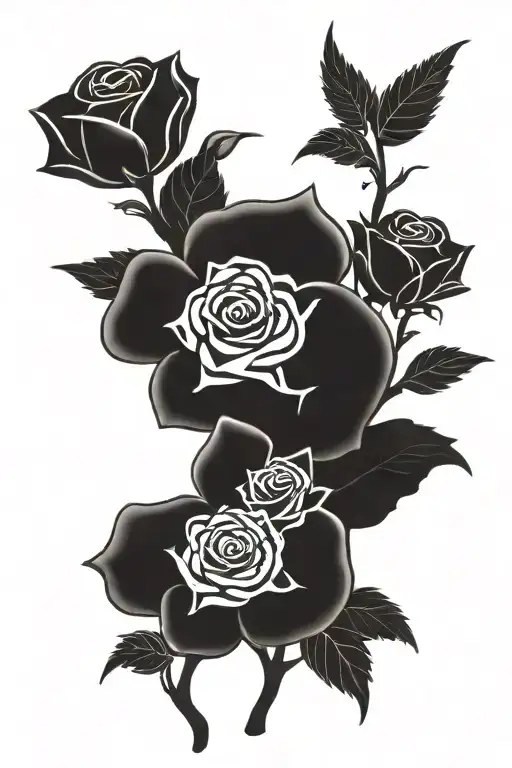  mom and dad written with a tree of life and the infinite symbol and a rose  tattoo design idea