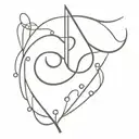 self love symbol tattoo design idea