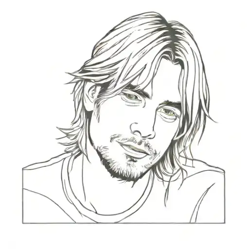 kurt cobain tattoo design idea