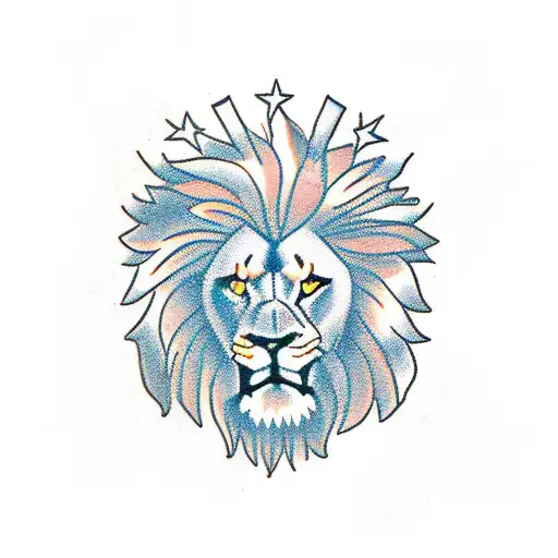 Traditional "Lion Argentina Flag Eeuu" Tattoo Idea - BlackInk