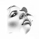 lips  tattoo design idea