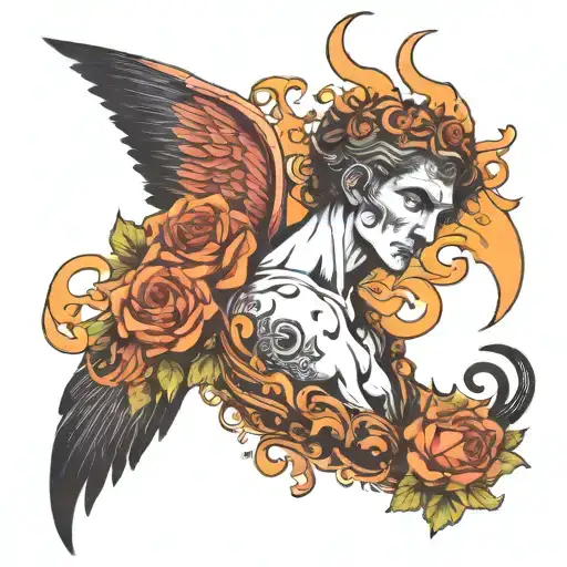 the divine comedy by Dante alighieri tattoo design idea