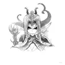 akaza demon slayer tattoo design idea