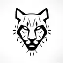 Panther tattoo design idea