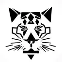 Panther tattoo design idea