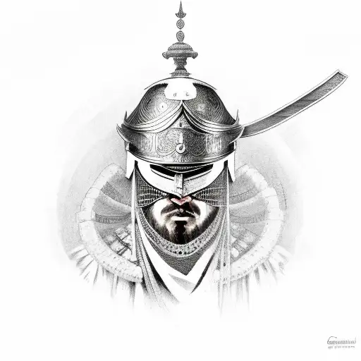 gladiator tattoo design idea