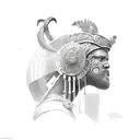 gladiator tattoo design idea