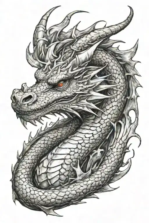 dragon prenom Noah Ethan Louane tattoo design idea