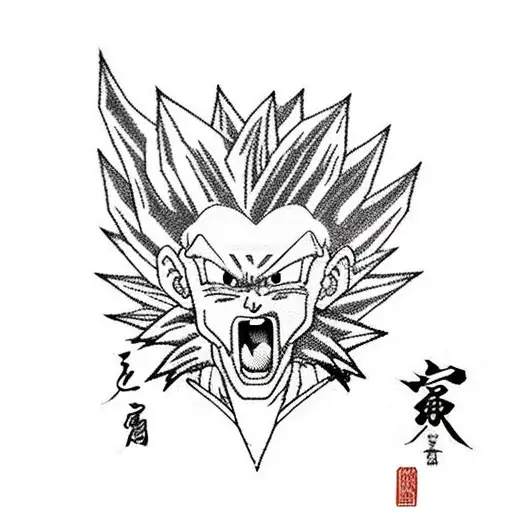dragon ball tattoo design idea