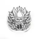 dragon ball tattoo design idea