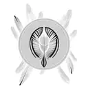 bird feather tattoo design idea