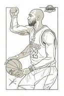 8 and 24 kobe bryant tattoo design idea