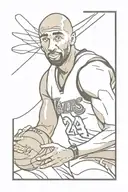 8 and 24 kobe bryant tattoo design idea