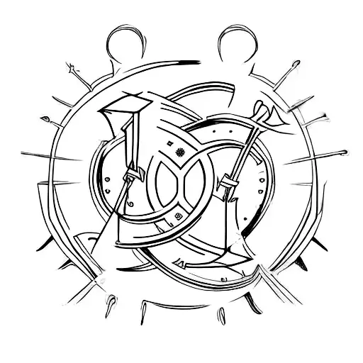 Chi Rho  tattoo design idea