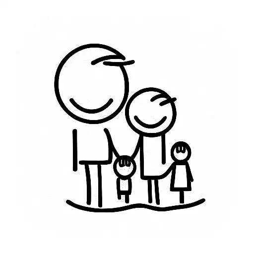 programmer family tattoo design idea