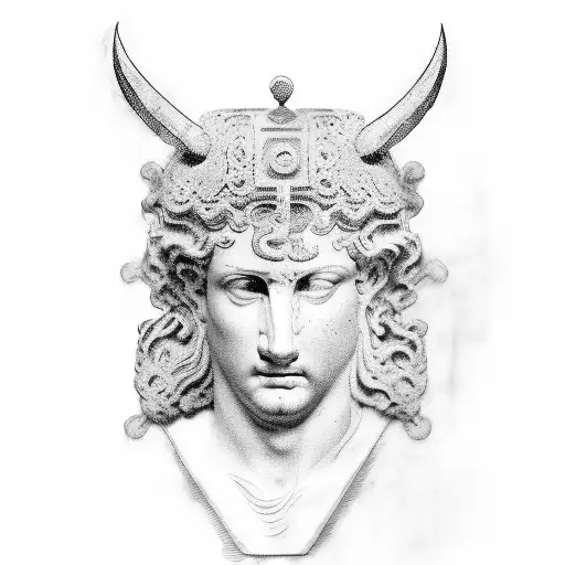 ancient roman art, the new school tattoo design idea