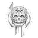 mummy  tattoo design idea