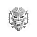 mummy  tattoo design idea